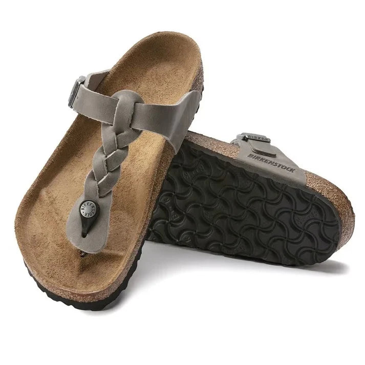 Birkenstock Women's Gizeh Braid Oiled Leather Sandals