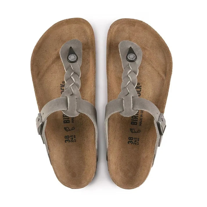 Birkenstock Women's Gizeh Braid Oiled Leather Sandals