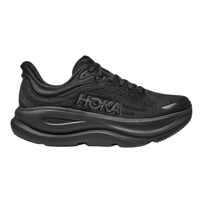 HOKA Bondi 9 Men Running Sneakers Black/Black