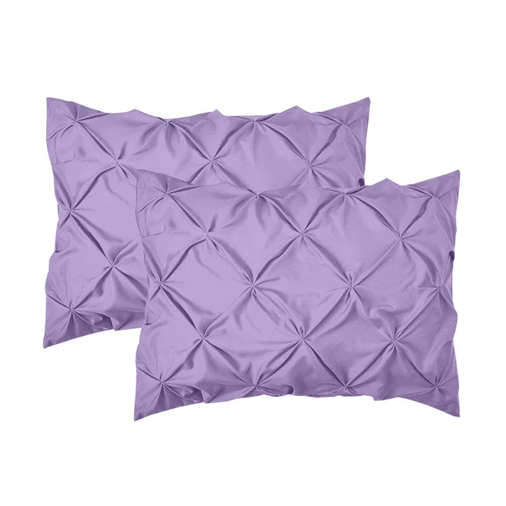 Elegant Comfort 8-Piece Pintuck Pinch Pleated Comforter Set - Includes 4-Piece Sheet Set with Double Sided Storage Pockets