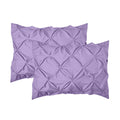 Elegant Comfort 8-Piece Pintuck Pinch Pleated Comforter Set - Includes 4-Piece Sheet Set with Double Sided Storage Pockets