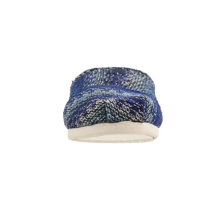 Toms Women's Alpargata Sneakers - Blue Stripe Woven Shrlg