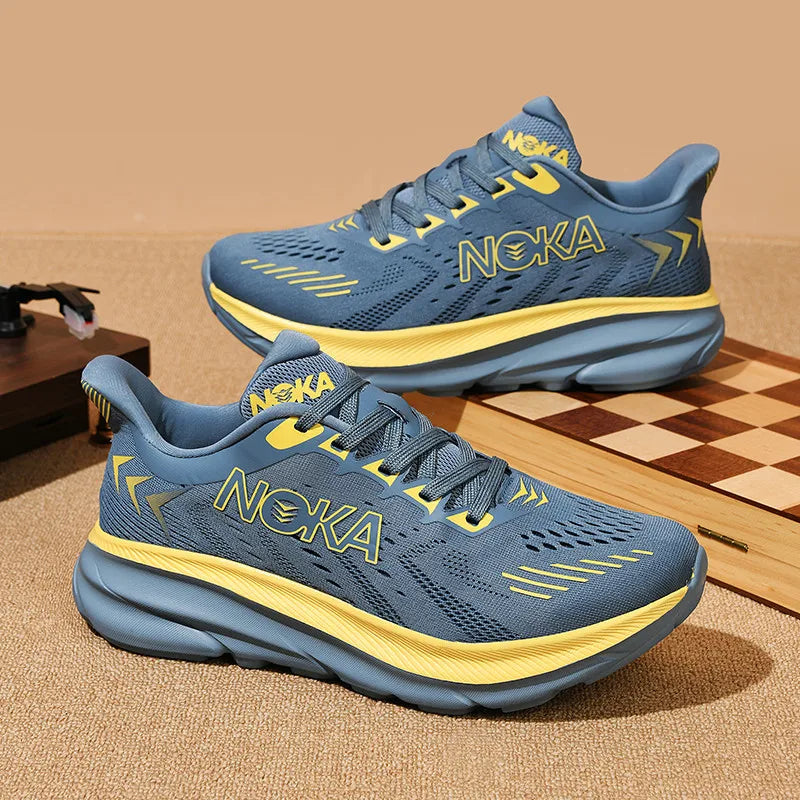 Men’s Lightweight Running Shoes Breathable Mesh Athletic Sneakers Casual Sports Shoes