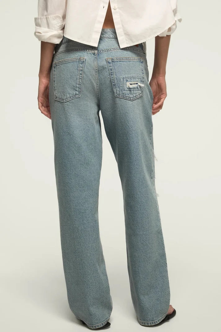 Lucky Brand Women's Lucky Legend Baggy - Skipping Flowers Wash