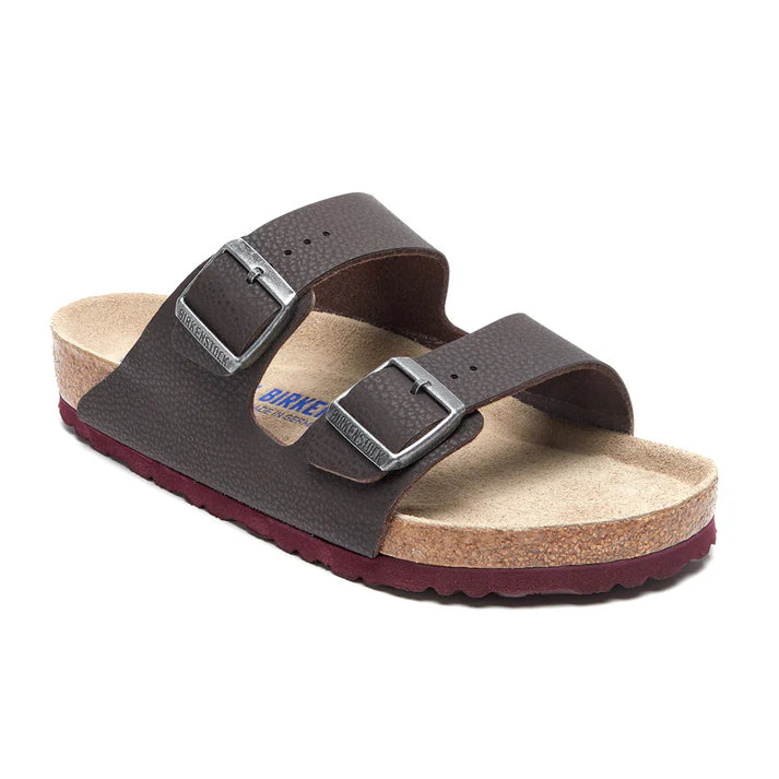 Birkenstock Arizona Embossed Soft Footbed Leather Sandals