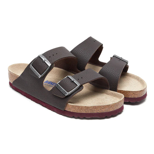 Birkenstock Arizona Embossed Soft Footbed Leather Sandals