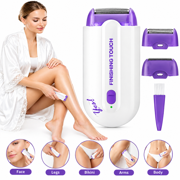 Women’s Electric Hair Trimmer Painless Body Shaver Face Leg Bikini Hair Removal Tool