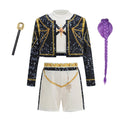 Girls Halloween Pop Singer Costume 3-Piece Set, Stage Performance & Party Dress