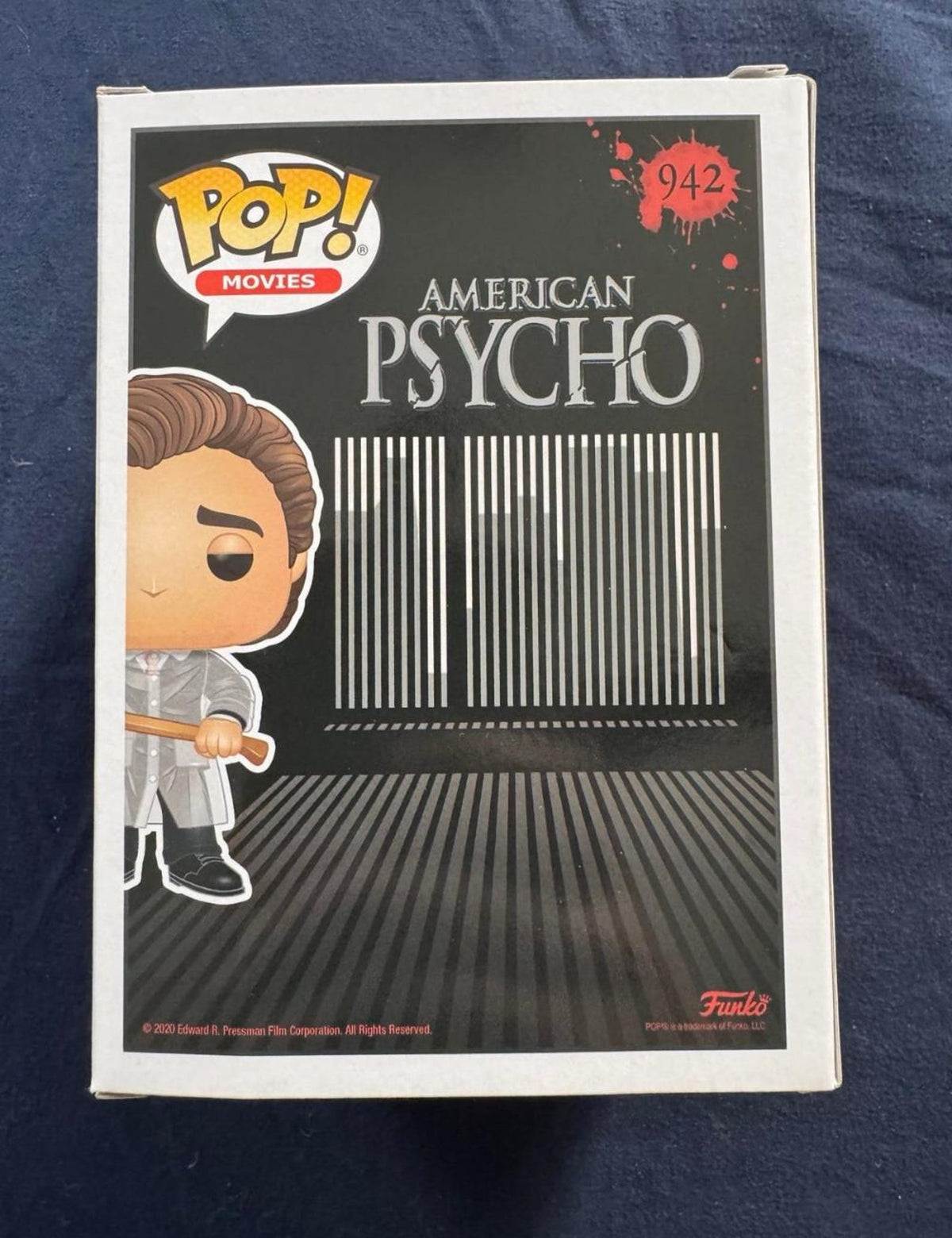 Funko Pop! Movies Patrick Bateman #942 Chase Limited Edition Vinyl Figure
