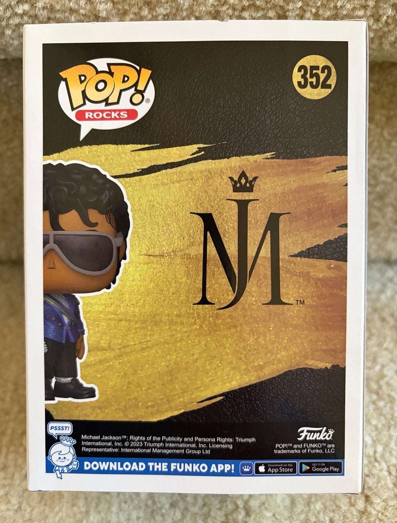 Funko Pop Rocks Michael Jackson #352 Diamond Collection Funko Shop Exclusive